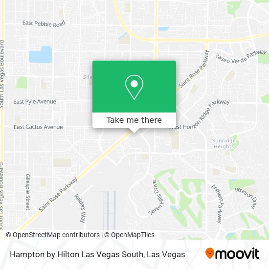 Mapa de Hampton by Hilton Las Vegas South