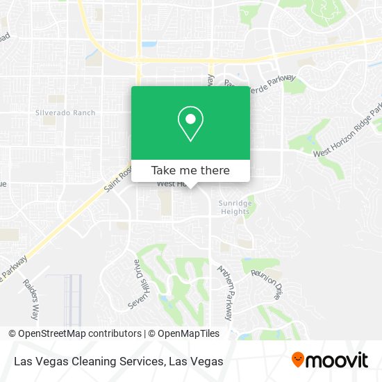 Las Vegas Cleaning Services map