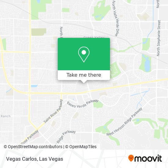 Mapa de Vegas Carlos