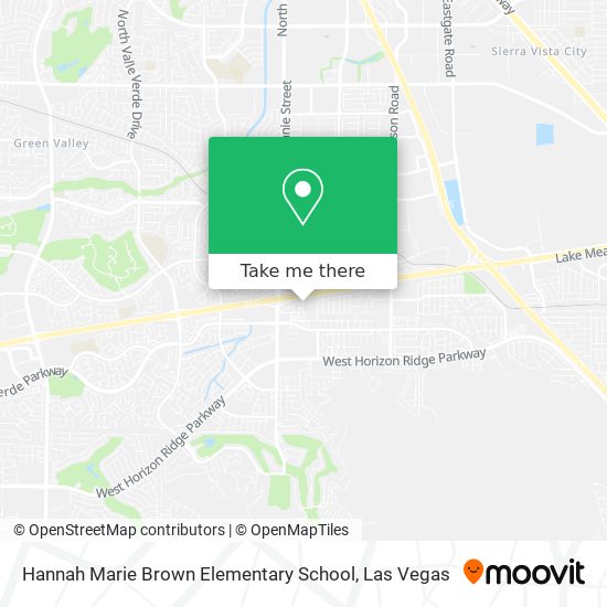 Hannah Marie Brown Elementary School map