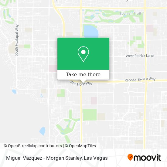 Miguel Vazquez - Morgan Stanley map
