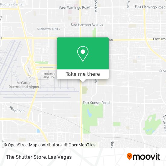 The Shutter Store map