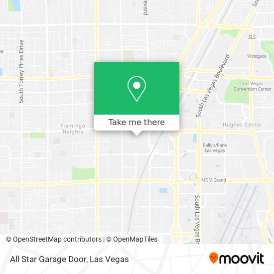 All Star Garage Door map