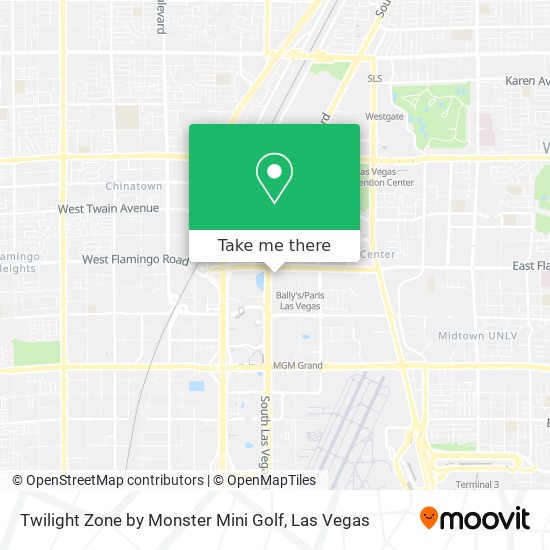 Mapa de Twilight Zone by Monster Mini Golf