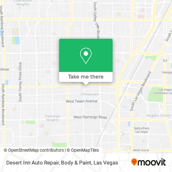 Desert Inn Auto Repair, Body & Paint map