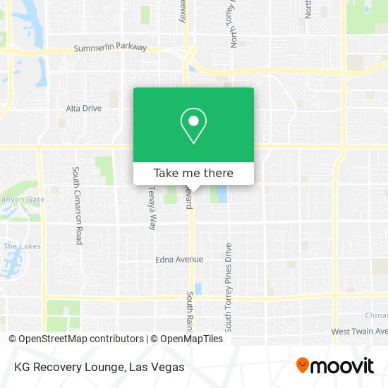 KG Recovery Lounge map