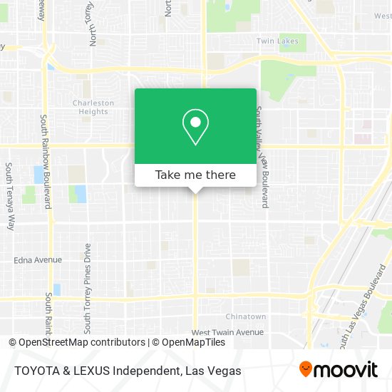TOYOTA & LEXUS Independent map