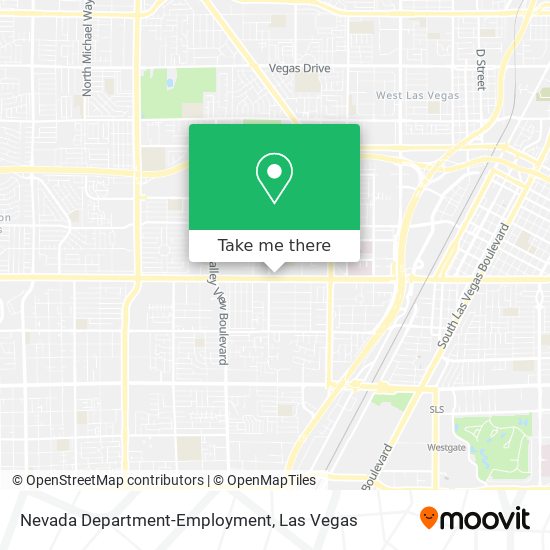 Nevada Department-Employment map