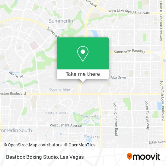 Mapa de Beatbox Boxing Studio