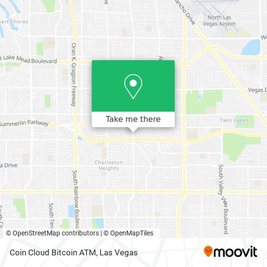 Coin Cloud Bitcoin ATM map