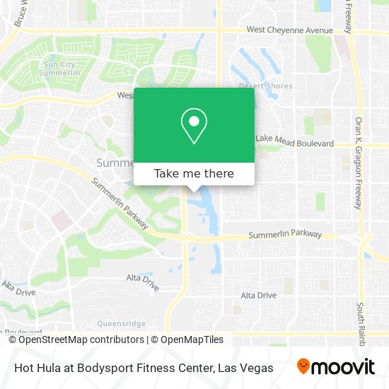 Hot Hula at Bodysport Fitness Center map