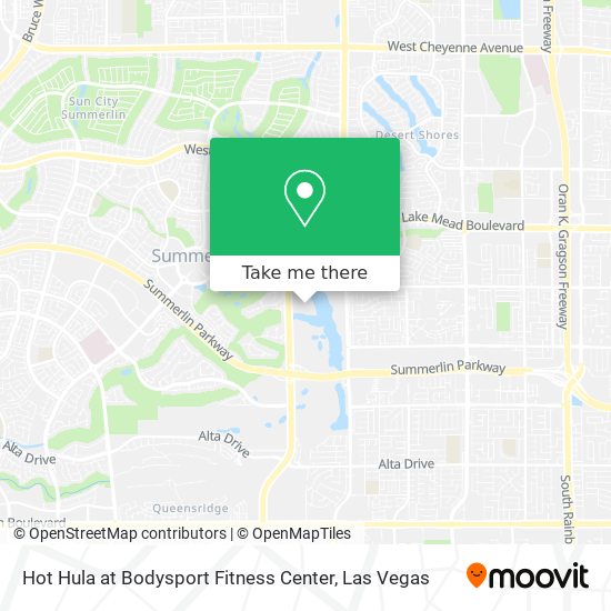 Mapa de Hot Hula at Bodysport Fitness Center