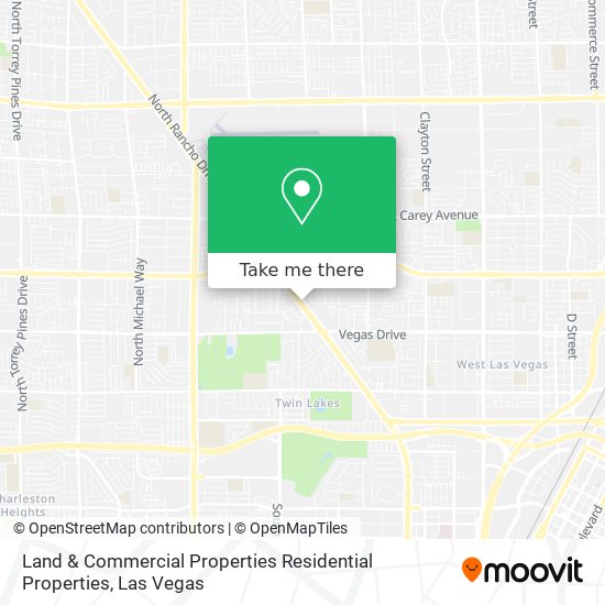 Land & Commercial Properties Residential Properties map