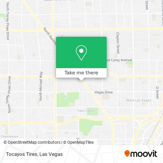 Tocayos Tires map