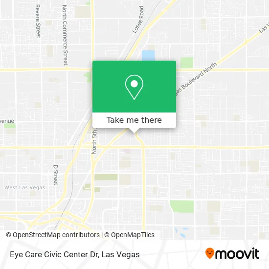 Eye Care Civic Center Dr map