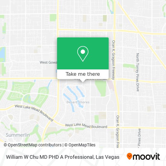 Mapa de William W Chu MD PHD A Professional
