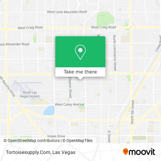 Tortoisesupply.Com map