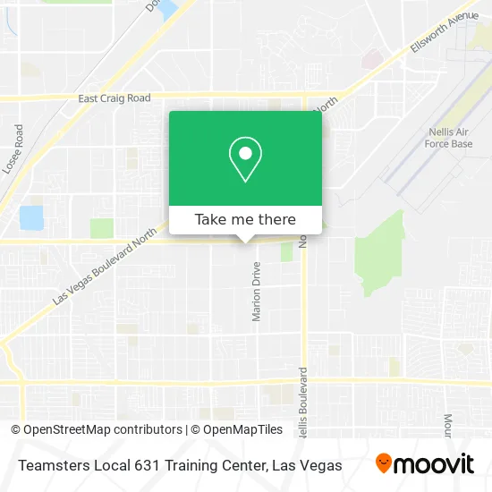 Teamsters Local 631 Training Center map