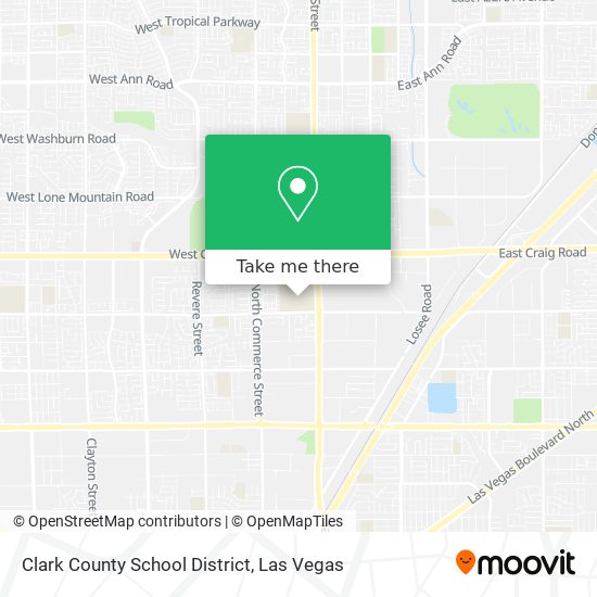 Clark County School District map