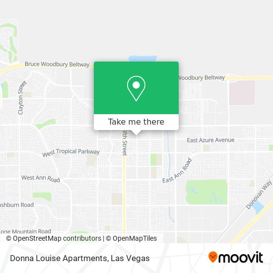 Mapa de Donna Louise Apartments