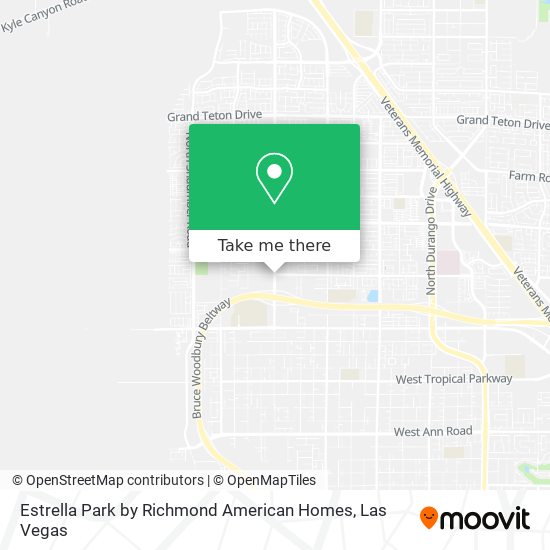 Estrella Park by Richmond American Homes map