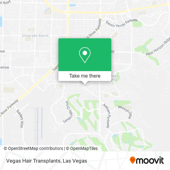 Vegas Hair Transplants map