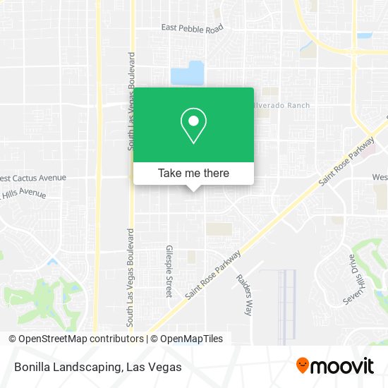 Bonilla Landscaping map