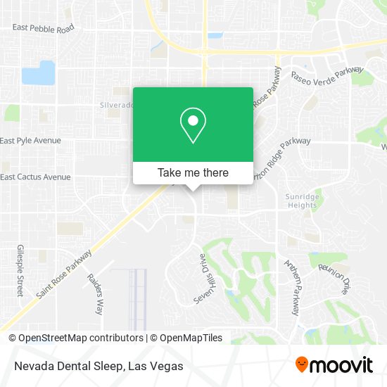 Nevada Dental Sleep map