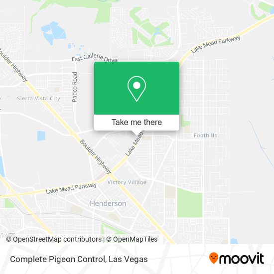 Complete Pigeon Control map