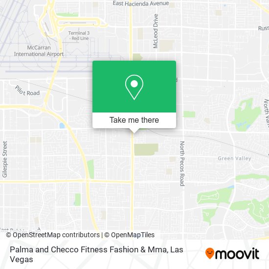 Mapa de Palma and Checco Fitness Fashion & Mma