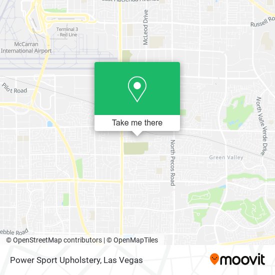 Power Sport Upholstery map