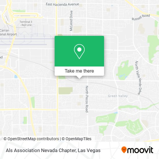 Mapa de Als Association Nevada Chapter