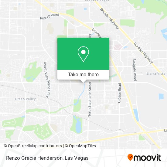 Mapa de Renzo Gracie Henderson