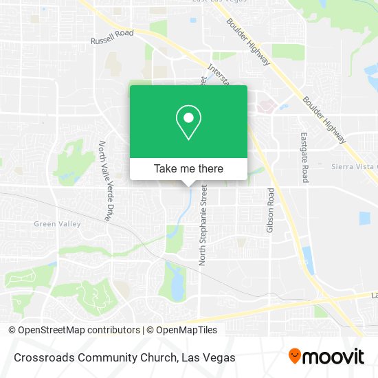 Crossroads Community Church map