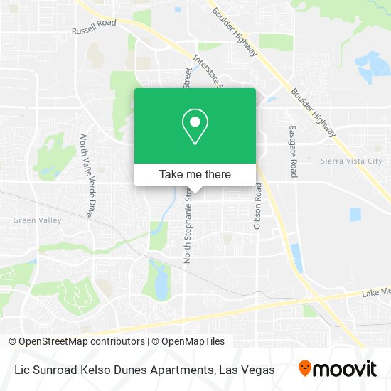 Mapa de Lic Sunroad Kelso Dunes Apartments