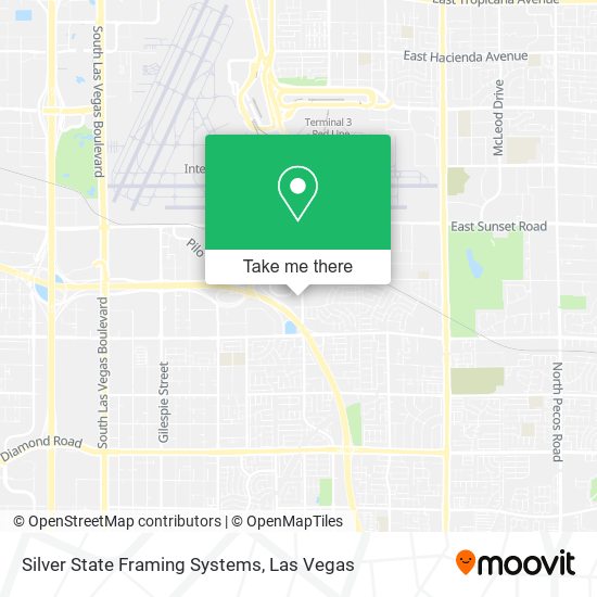 Silver State Framing Systems map