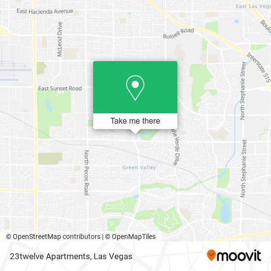 Mapa de 23twelve Apartments