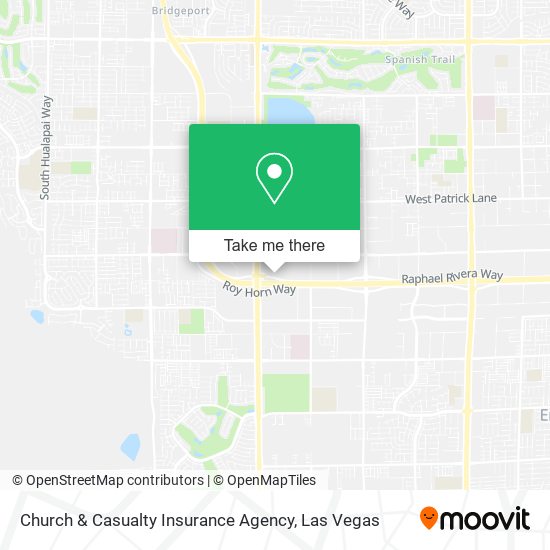 Mapa de Church & Casualty Insurance Agency