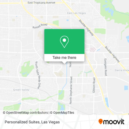 Personalized Suites map