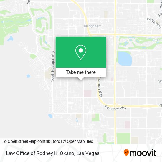 Law Office of Rodney K. Okano map