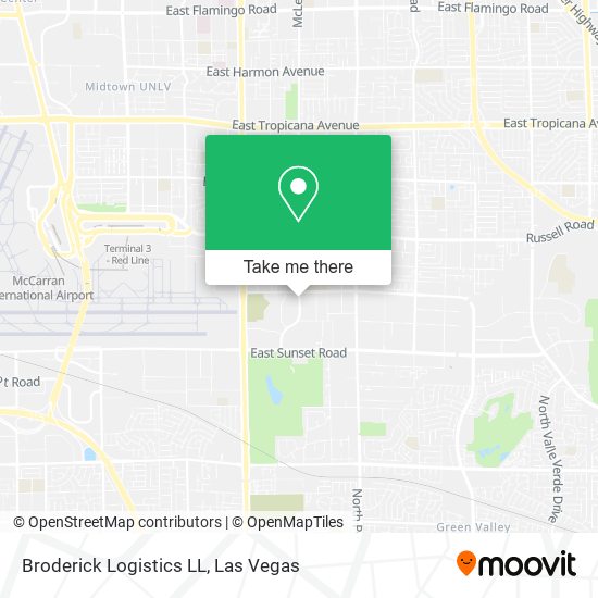 Broderick Logistics LL map