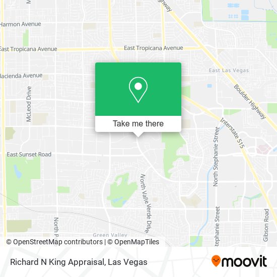 Richard N King Appraisal map