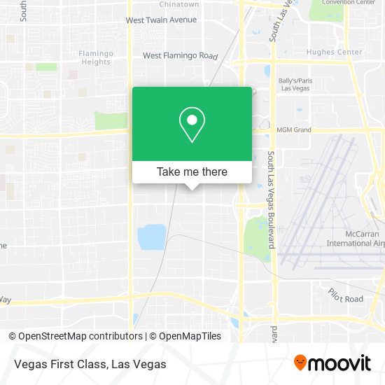 Mapa de Vegas First Class