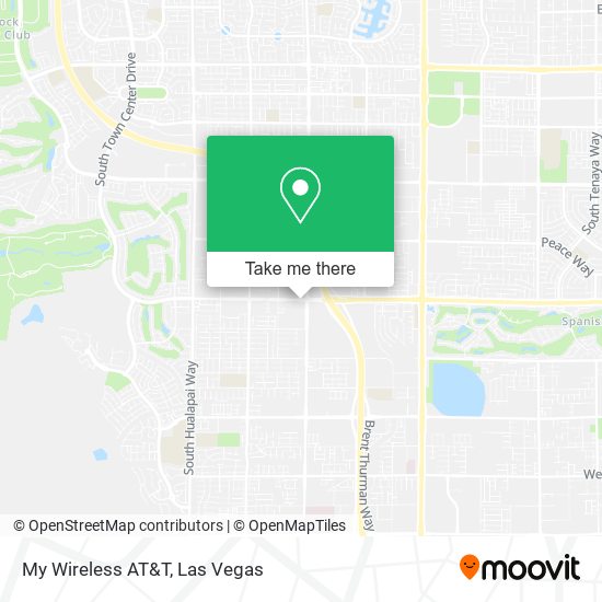 Mapa de My Wireless AT&T