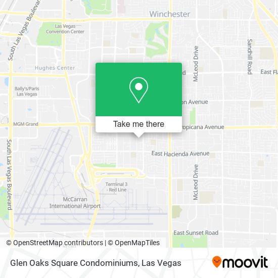 Glen Oaks Square Condominiums map