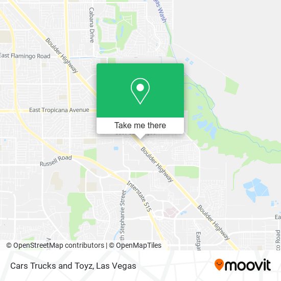 Cars Trucks and Toyz map