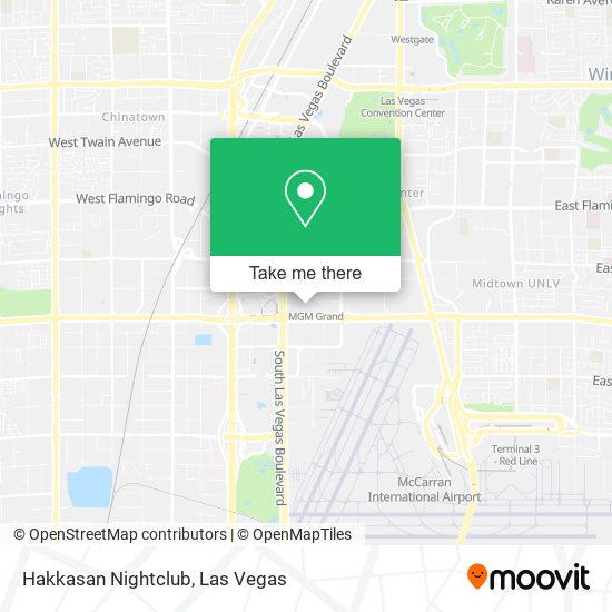 Hakkasan Nightclub map