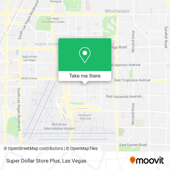 Super Dollar Store Plus map