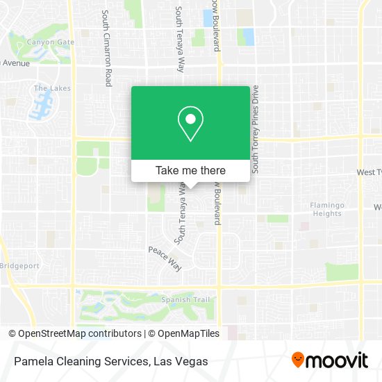 Pamela Cleaning Services map