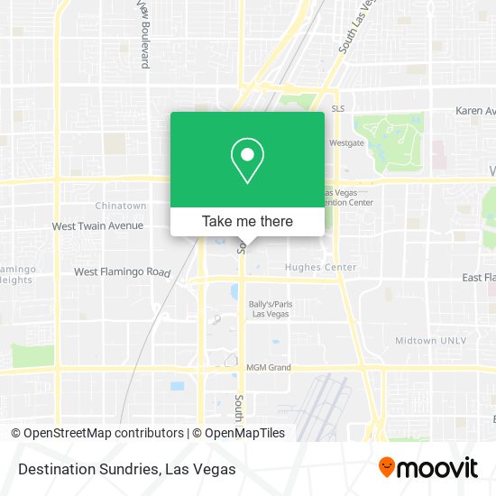 Mapa de Destination Sundries